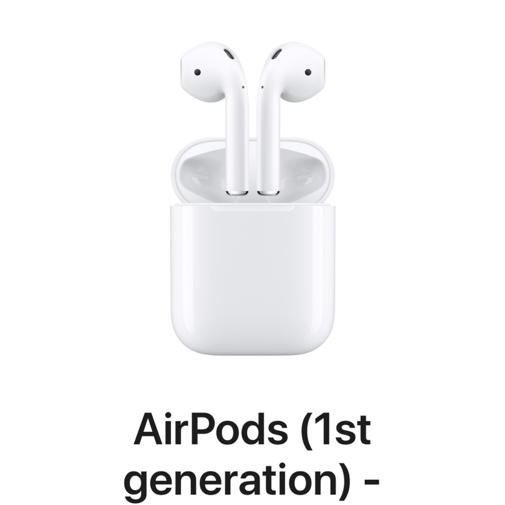 SOLD - Apple AirPods 1st Generation with Charging Case in White